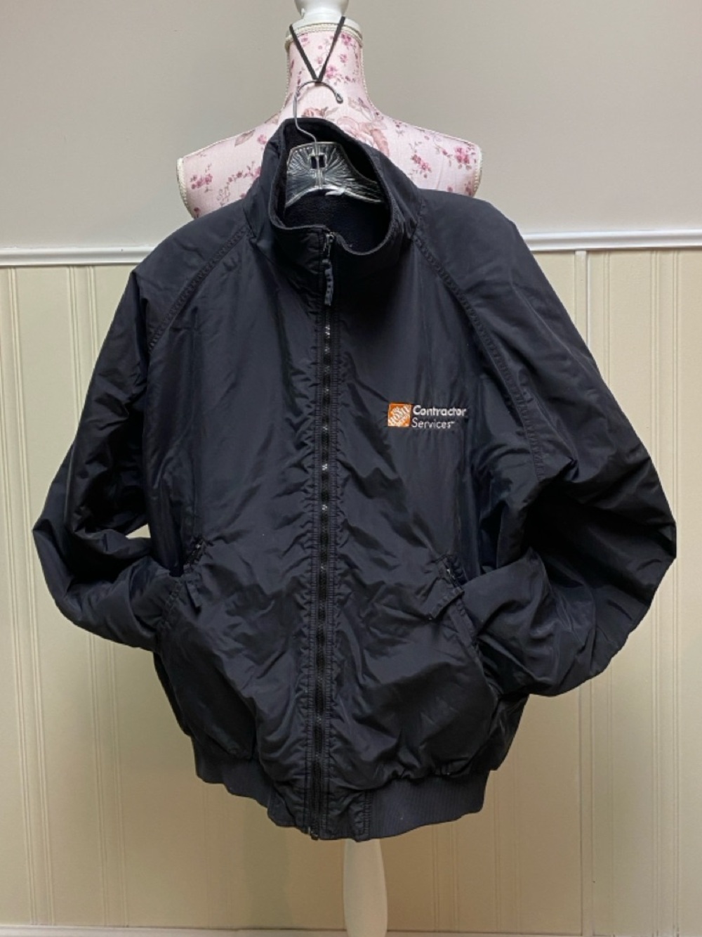 HOME DEPOT Contractor Services Jacket Fleece Lined